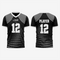 Custom Black Football Fan Jersey for Men & Women