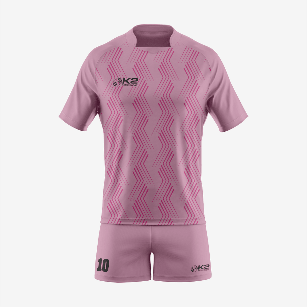 Custom Fit Pink Rugby Uniform for Teams