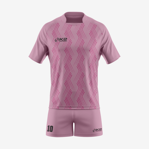 Custom Fit Pink Rugby Uniform for Teams - K2 Sportswear | Custom Sports Uniforms & Apparels - K2 Sportswear
