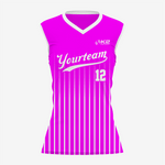 Magenta Custom Softball Sleeveless V Neck Jersey - K2 Sportswear | Custom Sports Uniforms & Apparels - K2 Sportswear