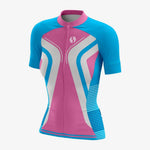 Personalized Women's Cycling Set – Blue and Pink - K2 Sportswear | Custom Sports Uniforms & Apparels - K2 Sportswear