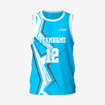 Men's Personalized Sky/Blue Lacrosse Pinnie - K2 Sportswear | Custom Sports Uniforms & Apparels - K2 Sportswear