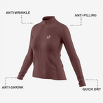 Custom Dark Brown Women's Long Sleeve Bicycle Jersey - K2 Sportswear | Custom Sports Uniforms & Apparels - K2 Sportswear