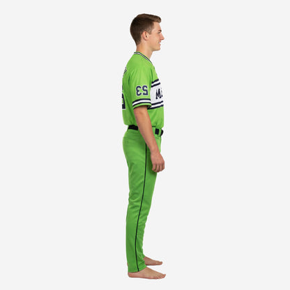 Personalized Youth Baseball Uniform - Custom Jersey & Pants Team Name Number in Pistachio