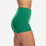 Personalized Cheer Team Shorts - Custom Boy Cut Athletic Performance Shorts Green