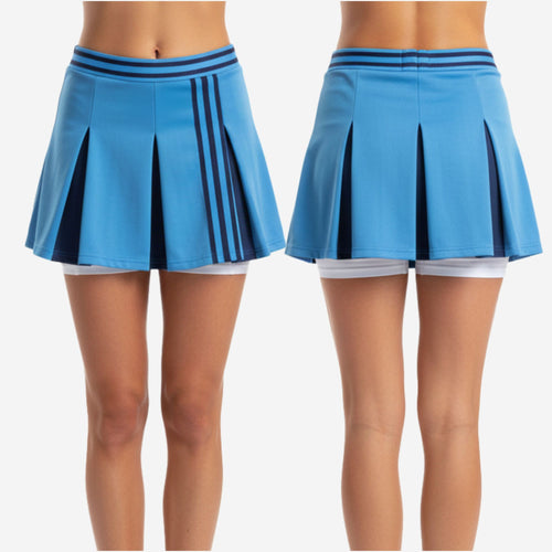 Personalized Cheer Competition Skirt - Custom Design Skirt Steel Blue