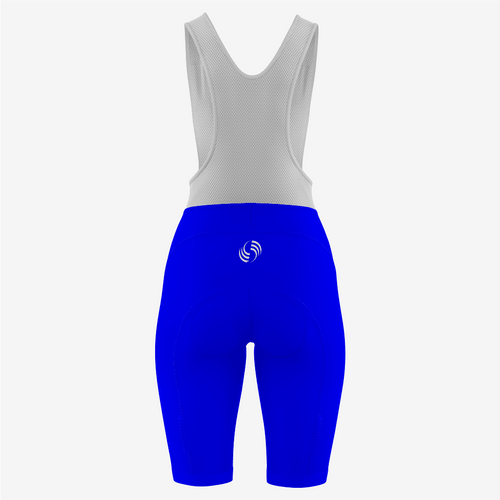 Custom Blue Women's Cycling Bib Shorts – Perfect Fit - K2 Sportswear | Custom Sports Uniforms & Apparels - K2 Sportswear
