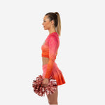 Custom Sublimated Cheerleading Set - Crop Top & Pleated Skirt Team Uniform
