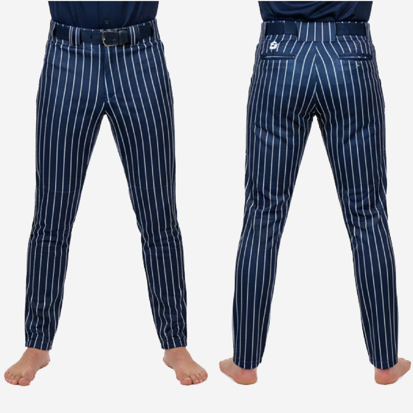 Custom Baseball Pants - Pinstripe Baseball Uniform Pants Custom Team Colors