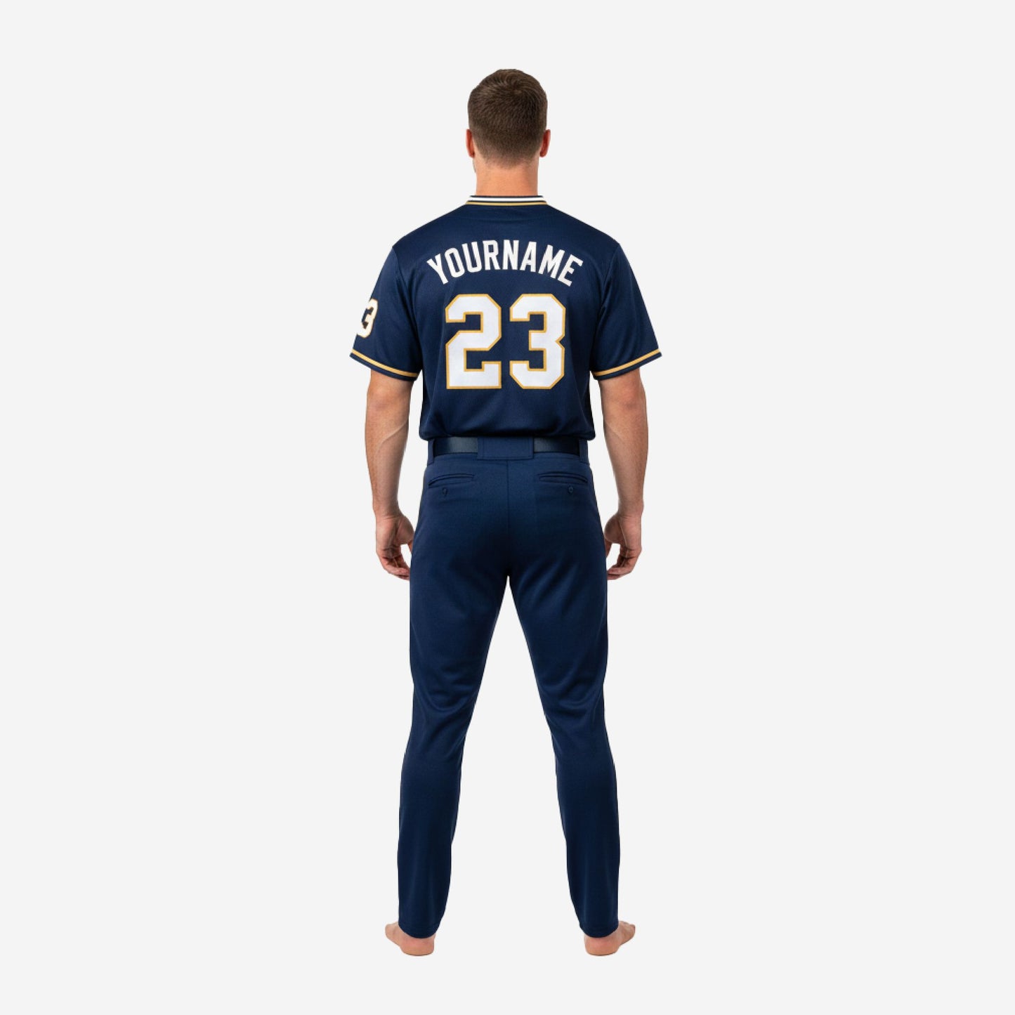 Custom Baseball Uniform Set - Sublimated Jersey & Pants Team Uniform in Oxford Blue