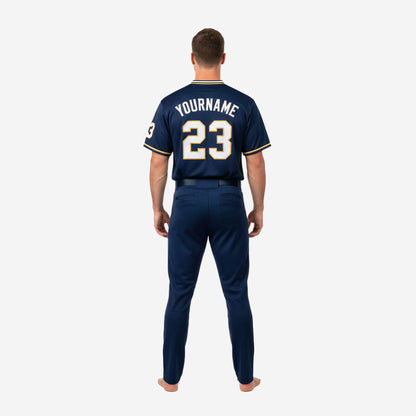 Custom Baseball Uniform Set - Sublimated Jersey & Pants Team Uniform in Oxford Blue