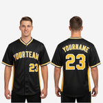 Personalized Baseball Jersey - Custom Team Name Number Sublimated Baseball Shirt