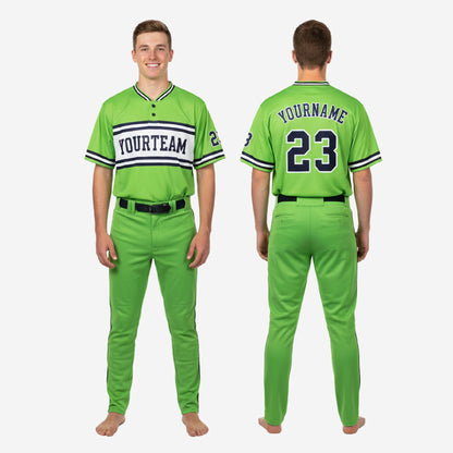 Personalized Youth Baseball Uniform - Custom Jersey & Pants Team Name Number in Pistachio