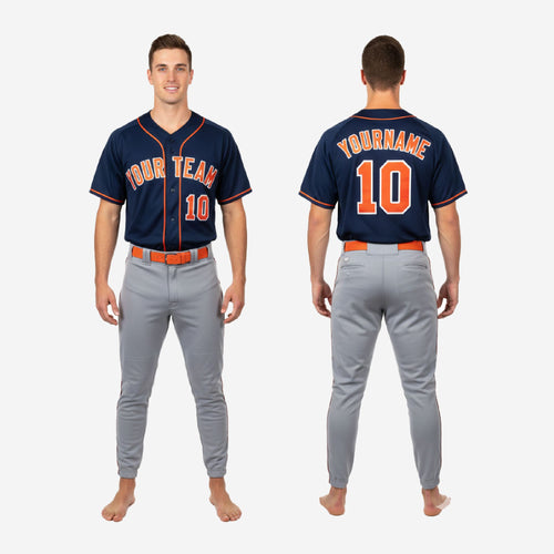Custom Baseball Team Uniform - Jersey & Pants Custom Name Number Set
