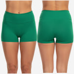 Personalized Cheer Team Shorts - Custom Boy Cut Athletic Performance Shorts Green