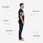 Custom Baseball Uniform Set - Sublimated Jersey & Pants Team Uniform in Oxford Blue