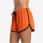 Custom Cheerleading Training Shorts - Youth & Adult Athletic Practice Shorts Orange