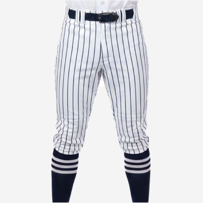Custom Baseball Knicker Pants - Pinstripe Baseball Uniform Knickers Team Colors