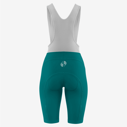 Custom Bondi Blue Women's Cycling Bib Shorts – Perfect Fit - K2 Sportswear | Custom Sports Uniforms & Apparels - K2 Sportswear