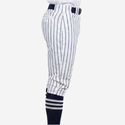 Custom Baseball Knicker Pants - Pinstripe Baseball Uniform Knickers Team Colors