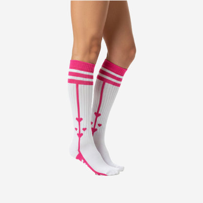 Custom Cheerleading Knee Socks - Striped Athletic Performance Socks