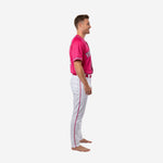 Custom Baseball Team Uniform in Pink - Jersey & Pants Custom Name Number Set
