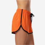 Custom Cheerleading Training Shorts - Youth & Adult Athletic Practice Shorts Orange
