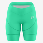 Custom Paris Green Women's Cycling Shorts – Perfect Fit - K2 Sportswear | Custom Sports Uniforms & Apparels - K2 Sportswear