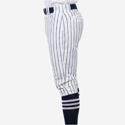 Custom Baseball Knicker Pants - Pinstripe Baseball Uniform Knickers Team Colors