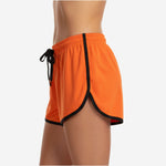 Custom Cheerleading Training Shorts - Youth & Adult Athletic Practice Shorts Orange
