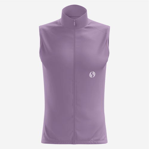 Men’s Sleeveless Cycling Jersey in Light Purple - K2 Sportswear | Custom Sports Uniforms & Apparels - K2 Sportswear