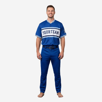 Custom Baseball Uniform Set - Sublimated Jersey & Pants Team Uniform in Blue