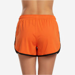 Custom Cheerleading Training Shorts - Youth & Adult Athletic Practice Shorts Orange