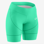 Custom Paris Green Women's Cycling Shorts – Perfect Fit - K2 Sportswear | Custom Sports Uniforms & Apparels - K2 Sportswear