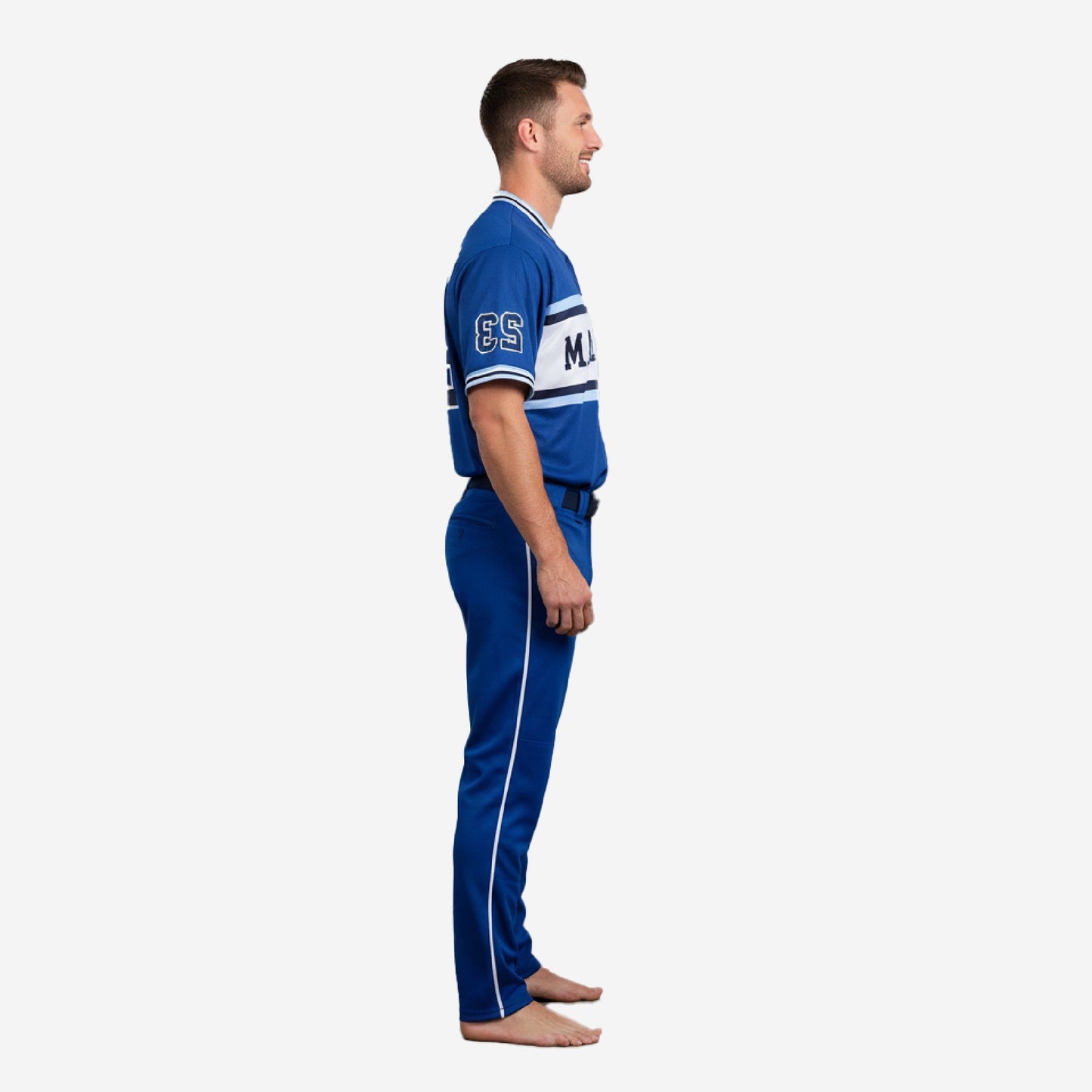 Custom Baseball Uniform Set - Sublimated Jersey & Pants Team Uniform in Blue