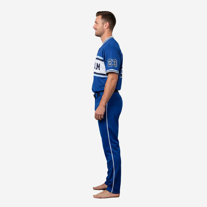 Custom Baseball Uniform Set - Sublimated Jersey & Pants Team Uniform in Blue