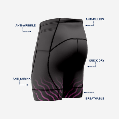 Men’s Padded Bike Shorts Black Cycling Clothes for Long Rides