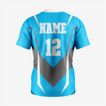 Custom Dark Turquoise Softball 2-Button Jersey for Men/Women - K2 Sportswear | Custom Sports Uniforms & Apparels - K2 Sportswear