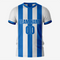 Comfortable White and Blue Soccer Gear for Teams