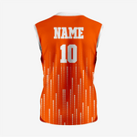 Premium Orange Sleeveless Softball Jersey with 2 Buttons - K2 Sportswear | Custom Sports Uniforms & Apparels - K2 Sportswear