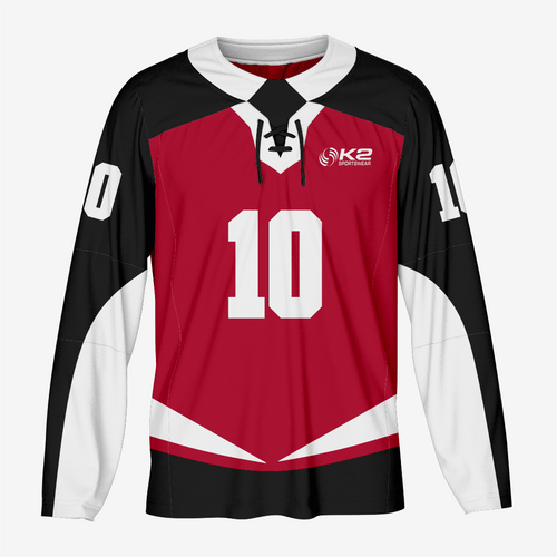 Maroon Custom Ice Hockey Jersey – Team Wear - K2 Sportswear | Custom Sports Uniforms & Apparels - K2 Sportswear