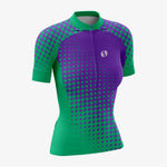 Premium Custom Cycling Kit for Women – Green & Purple - K2 Sportswear | Custom Sports Uniforms & Apparels - K2 Sportswear