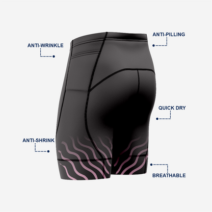 Men’s Biker Black Shorts Premium Padded Bicycle Shorts for Riders