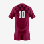 Customized Rugby Uniform Set in Maroon - K2 Sportswear | Custom Sports Uniforms & Apparels - K2 Sportswear