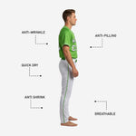 Custom Baseball Team Uniform in Green/White - Jersey & Pants Custom Name Number Set