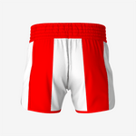 Custom Wrestling Fighting Shorts in Red/White - K2 Sportswear | Custom Sports Uniforms & Apparels - K2 Sportswear