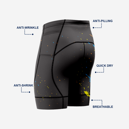 Cycling Shorts Men Black Padded Bike Clothing