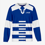 Custom Ice Hockey Jersey in Blue - K2 Sportswear | Custom Sports Uniforms & Apparels - K2 Sportswear