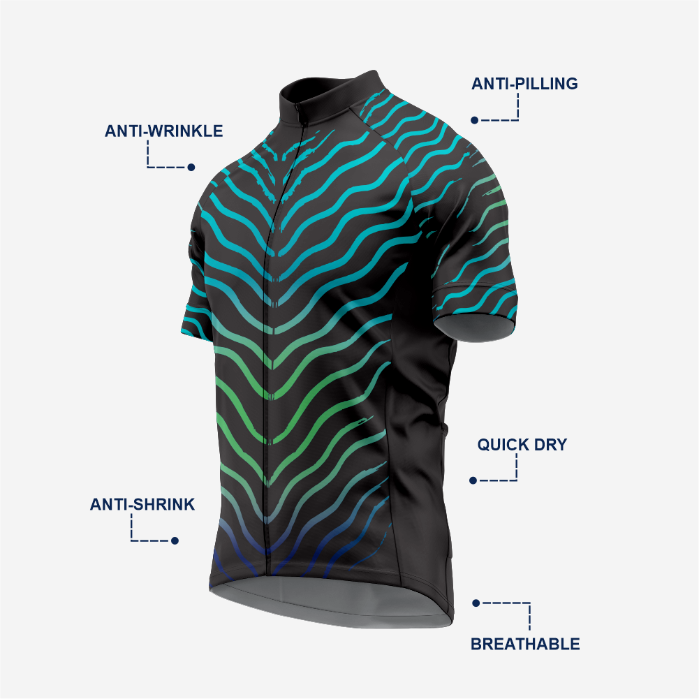 Road Bike Jersey & Bib Shorts – Gel‑Padded Bibs for Men