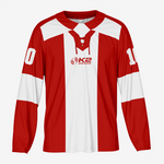 Red Custom Ice Hockey Jersey – Team Wear - K2 Sportswear | Custom Sports Uniforms & Apparels - K2 Sportswear